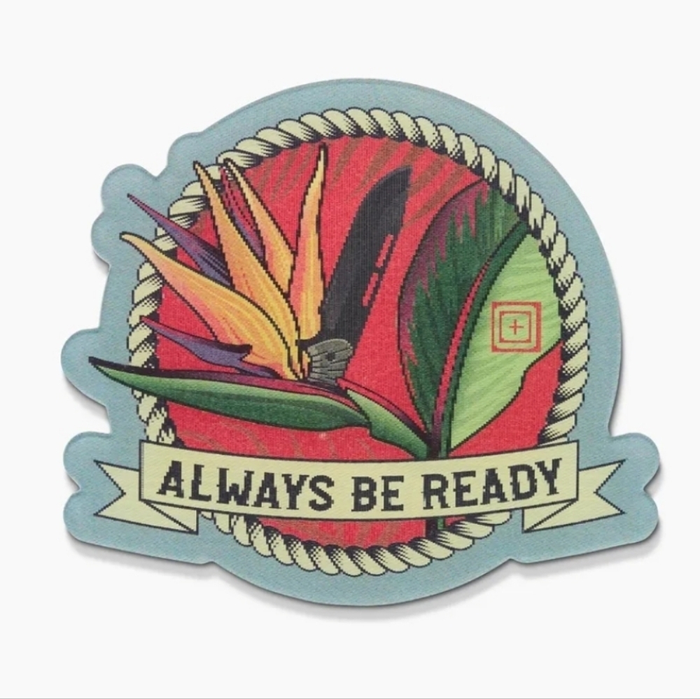 SALE! NWT 5.11 Tactical Knife Of Paradise Patch